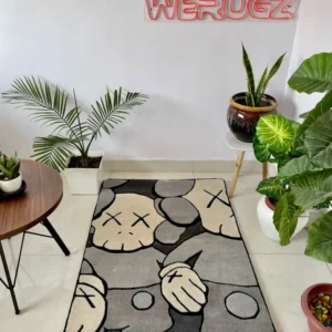 Kaws Hand Tufted Inedit Zealand Wool Rug
