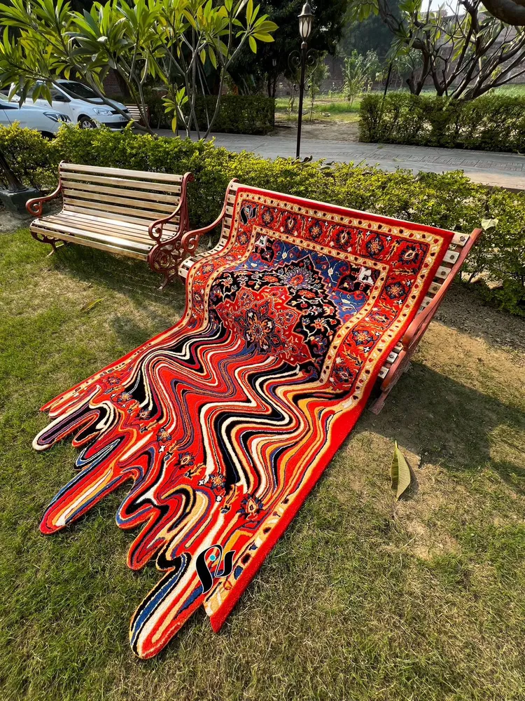 Melt Away Hand Tufted Récent Zealand Wool Rug
