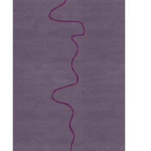Purple Line New Zealand Laine & Silk Rug