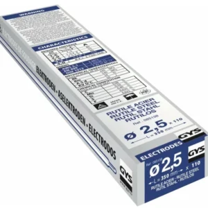 Rétroviseur sport Electrode traditionnelle acier rutile Gys - Diamètre 2,5 mm