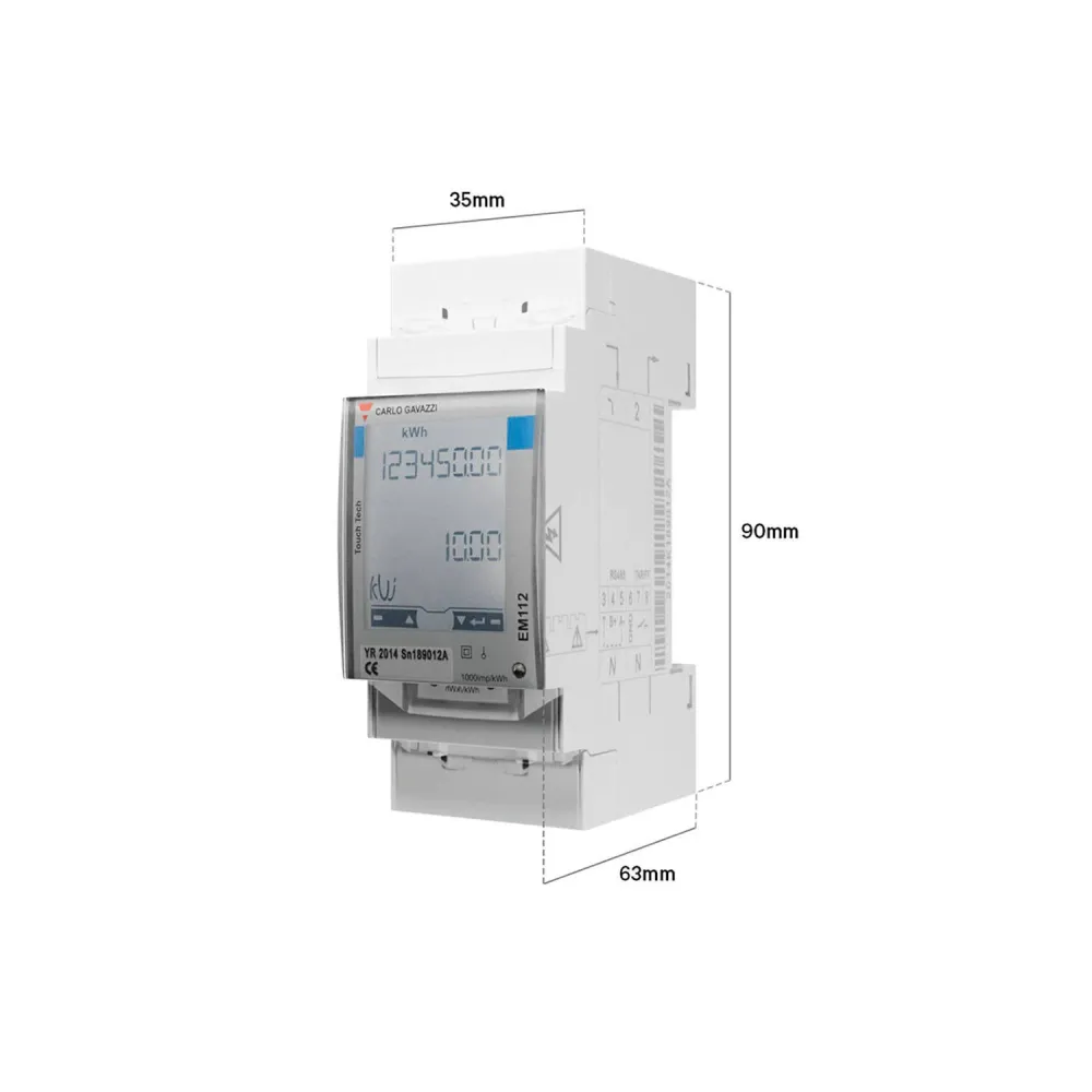 Rétroviseur sport Wattmètre pour véhicules électriques avec compteur d'énergie monophasé Power Boost Wallbox