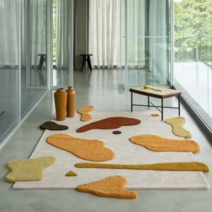 Support smartphone BR Neuf Zealand Wool Hand Tufted Rug