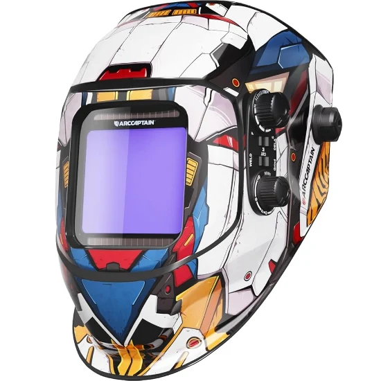 ARCCAPTAIN Grand View Auto-Darkening metalwarrior Design Welding Helmet