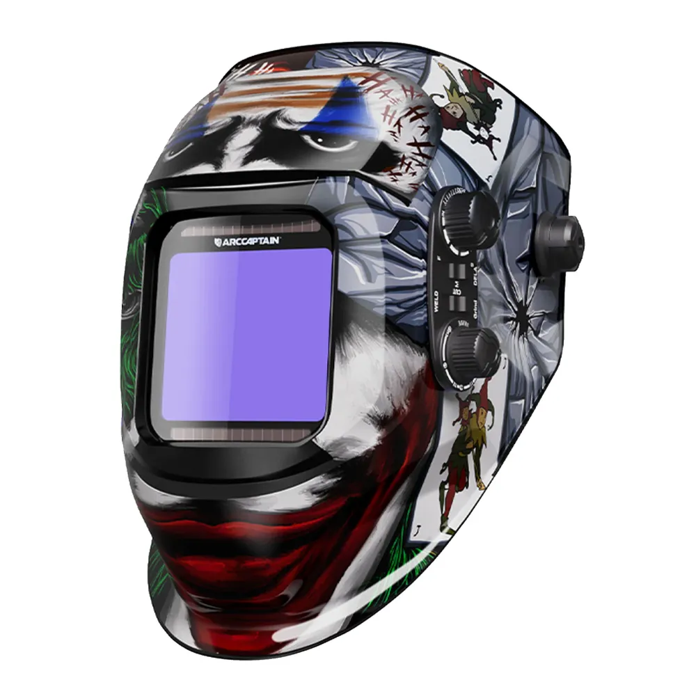 ARCCAPTAIN Étendu View Auto-Darkening Joker Design Welding Helmet