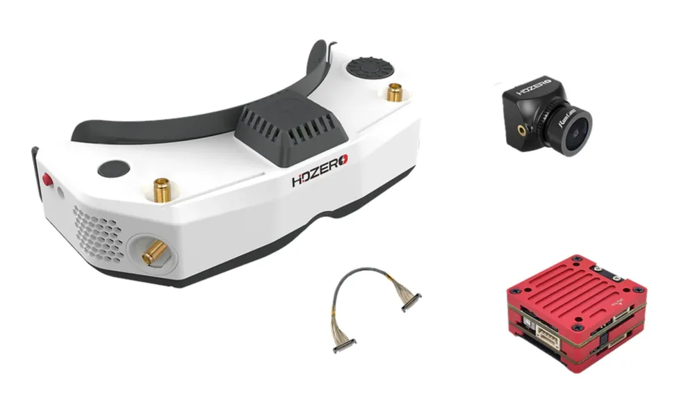 Ensemble de lunettes HDZero FPV Freestyle - Lunettes HDZero FPV + Freestyle V2 VTX + Caméra Ultra-fin V2 + câble MIPI 120 mm
