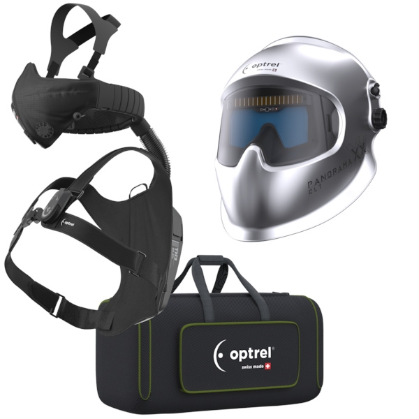 Kit masque de soudage PANORAMAXX QUATTRO et ventilation assistée SWISS AIR - OPTREL