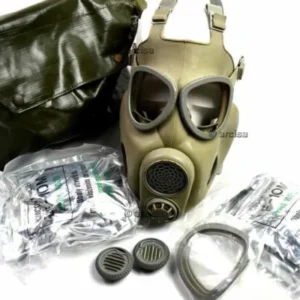 Masque à gaz militaire de l'armée tchécoslovaque tchèque M-10. Nouvel ensemble total. Masque à gaz CZ M10