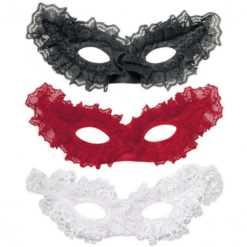 Masque Loup Papillon Vénitien Volants – Élégant & Théâtral
