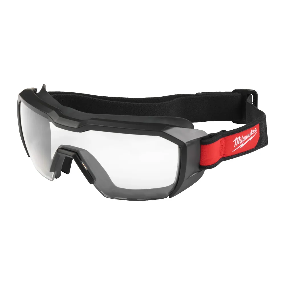 Milwaukee Lunettes-masque compactes à profil bas ventilées - Clair