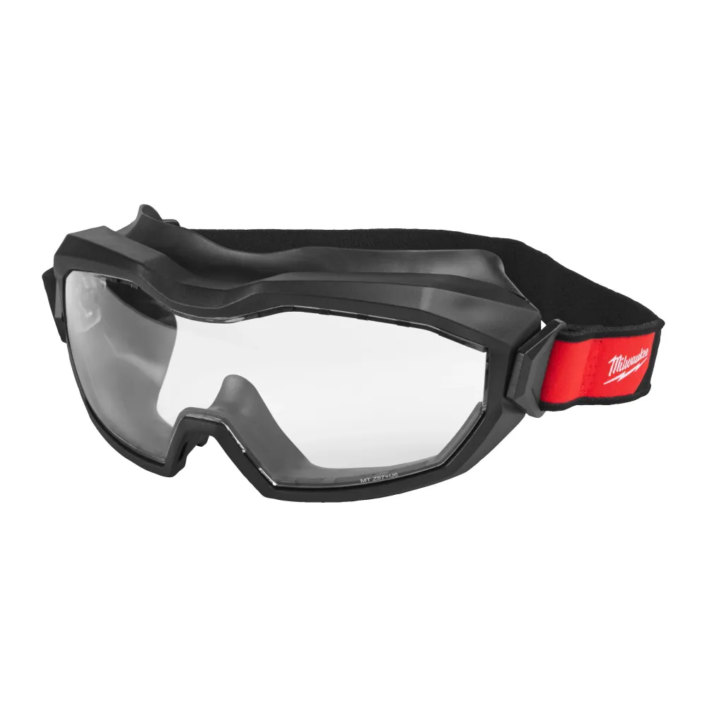 Milwaukee Lunettes-masque ventilées transparentes