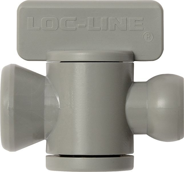 Vanne d'arrêt Loc-Line avec raccord segment gris UE: 10 pièces L29454G choisir à bas prix