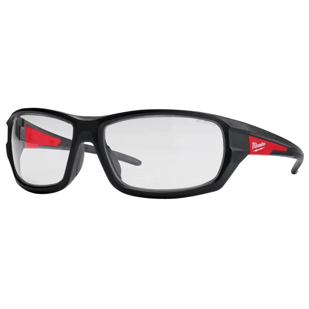 Certifié CE Lunettes de sécurité Milwaukee Performance - Claires