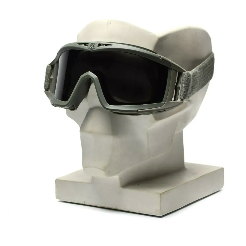 Lunettes de protection anti-criquets du désert Révision Lunettes APEL à usage militaire balistique Foliage Kit de fixation...