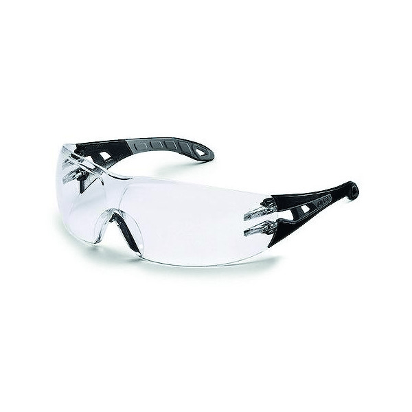 Lunettes de protection PHEOS 9194 - boîte de 5 - incolore - gris,noir - UVEX