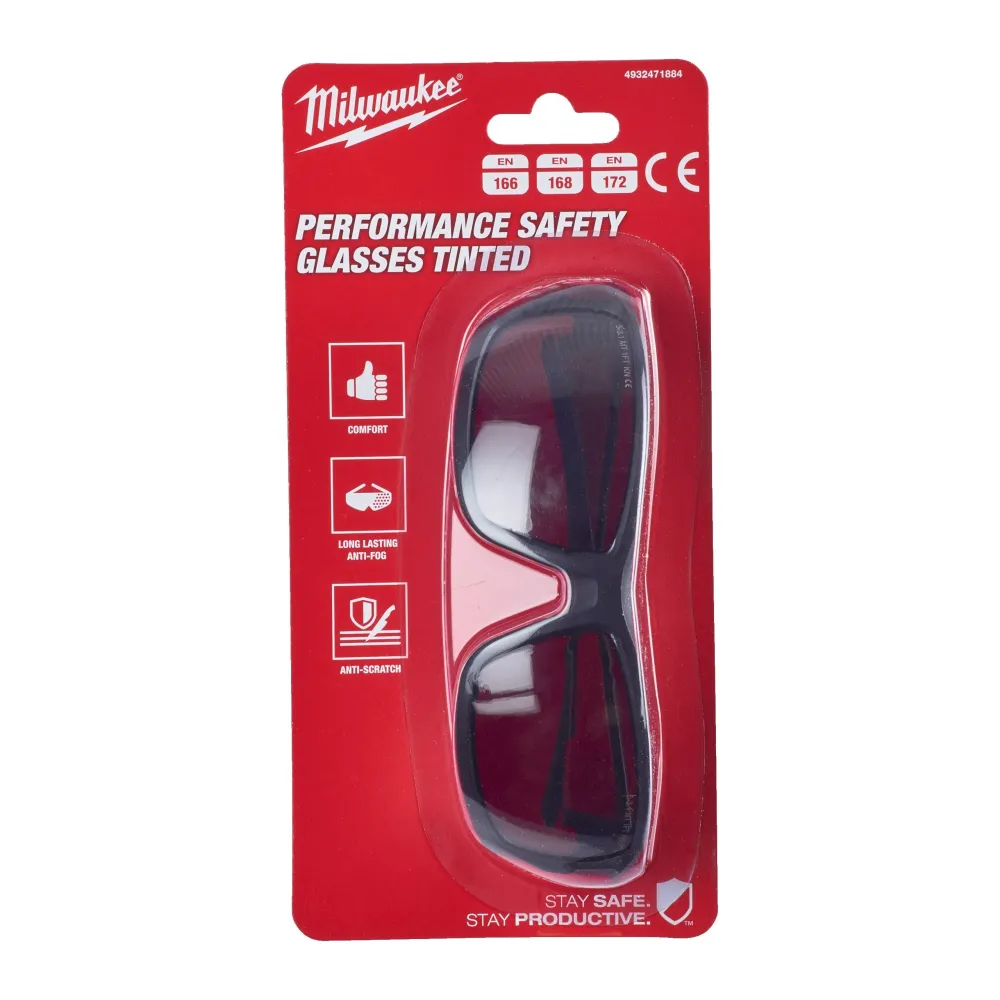 Lunettes de sécurité Milwaukee Performance - Teintées pour Motoneige