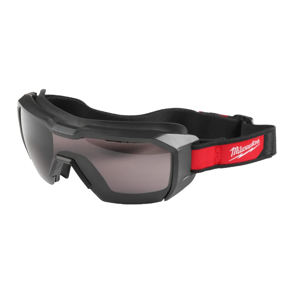 Professionnel Milwaukee Lunettes-masque profil bas ventilées teintées