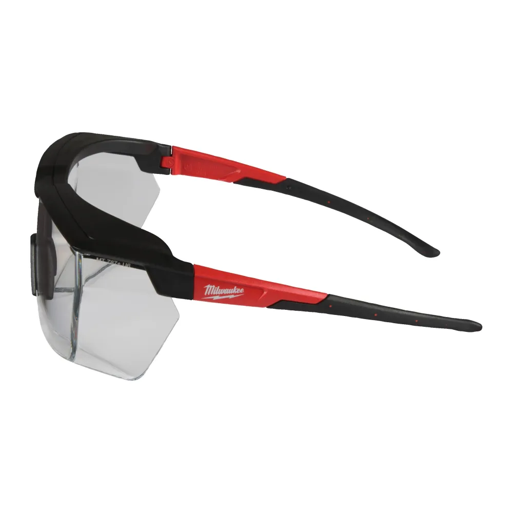 Support de transport Milwaukee Sur-lunettes de protection - Verres transparents