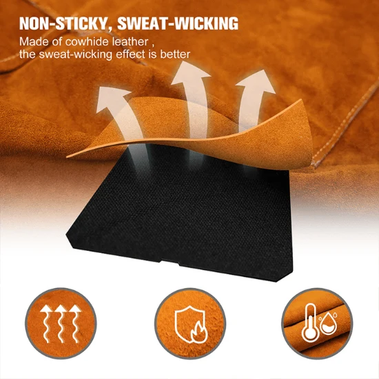 Arccaptain Heavy Duty Cuir grainé Welding Apron – 24/36 Inch Distributors