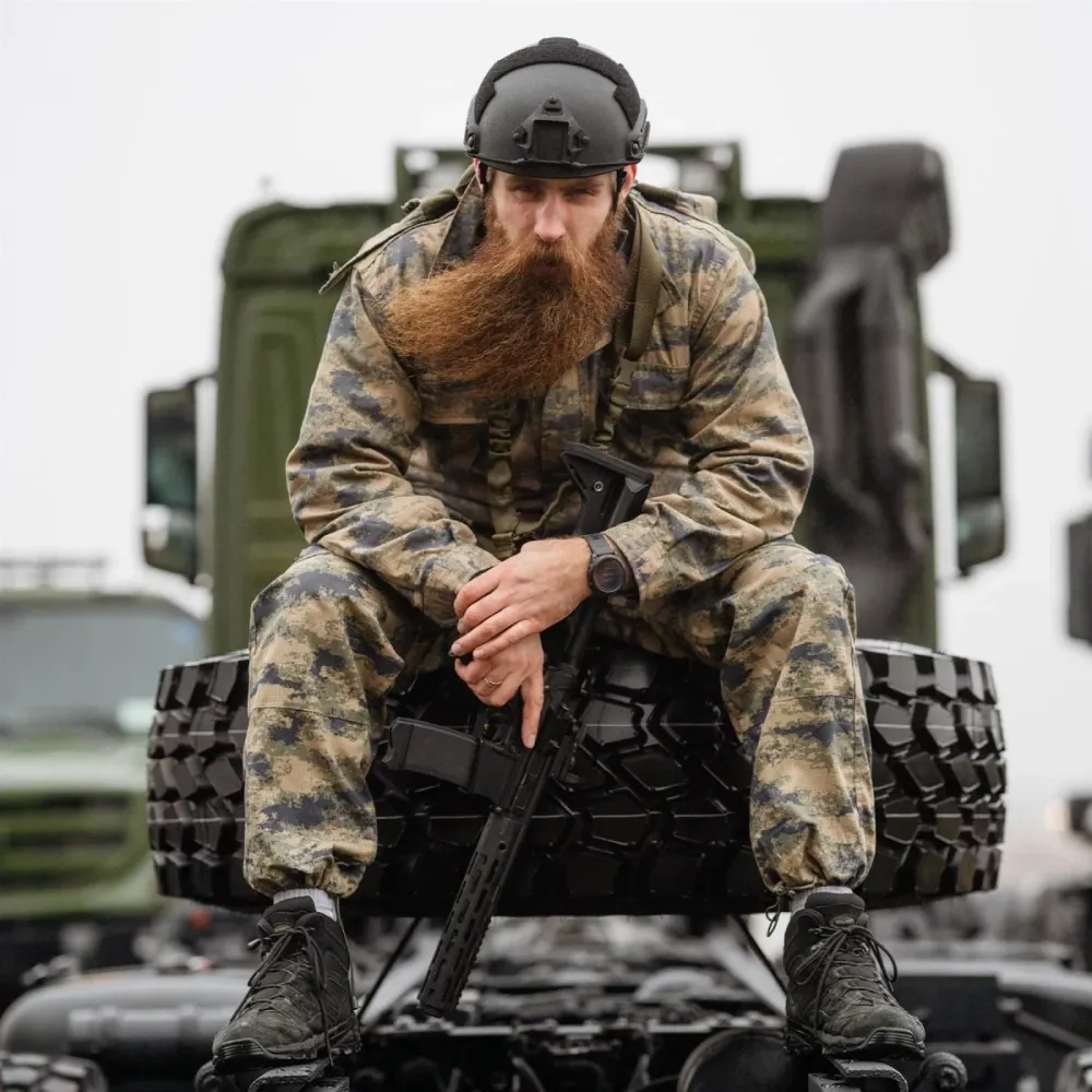 Filet de sécurité Pantalon tactique de combat ripstop bleu camouflage numérique d'origine de l'armée turque