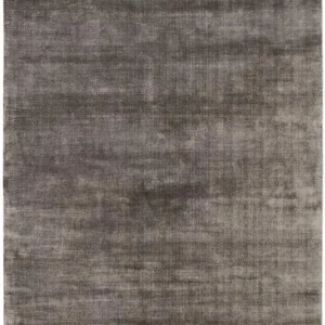 Plain Viscose Tortora Hand-Loomed Rug