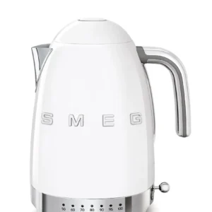 Smeg 50's Style Retro Variable Temperature Kettle - Blanc pur