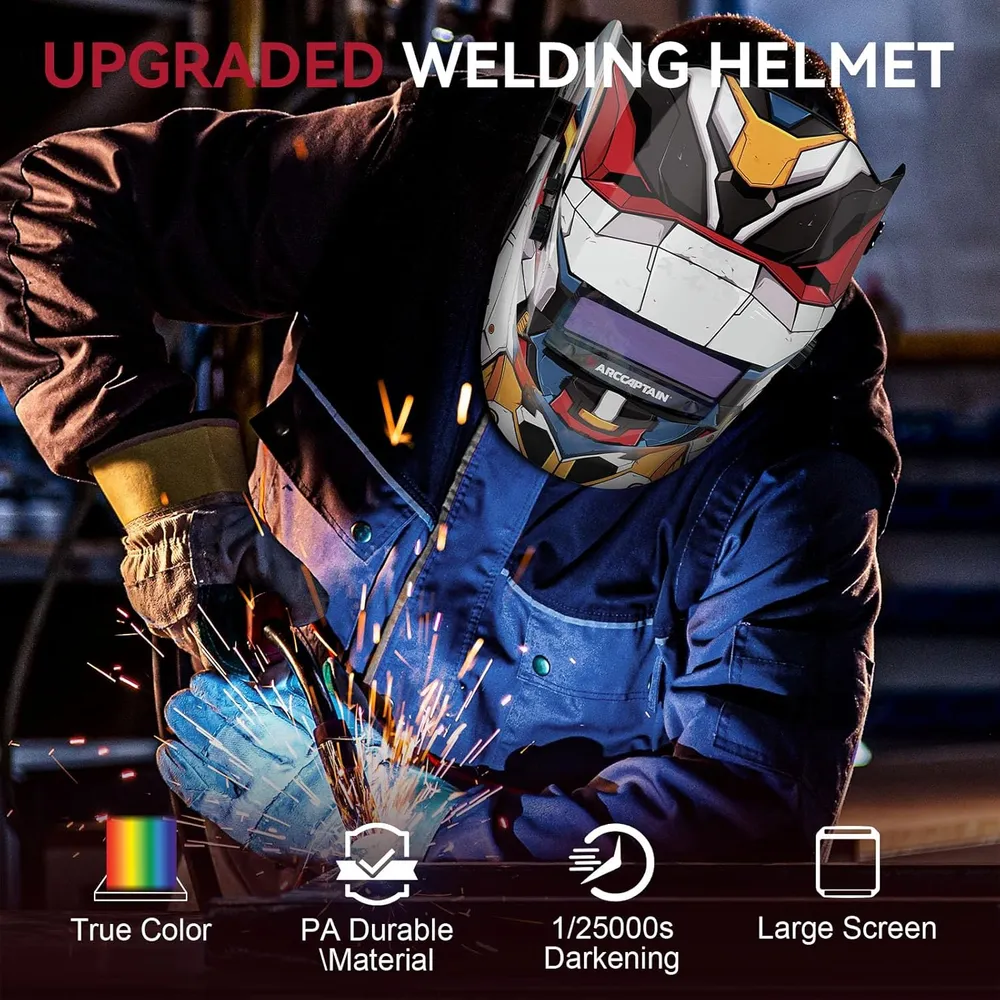 Welding Hood MIG TIG Stick Welding Mobile Suit ClearLite X100 pour Quad et SSV