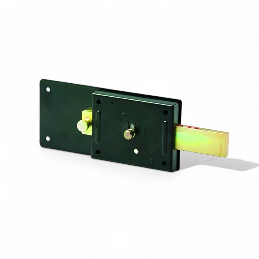 Ferroglietto Pêne Dormant Seulement 6 Coups Avec Cylindre Fixe 012 - mm.60 (01260601) Certifié ECE R90