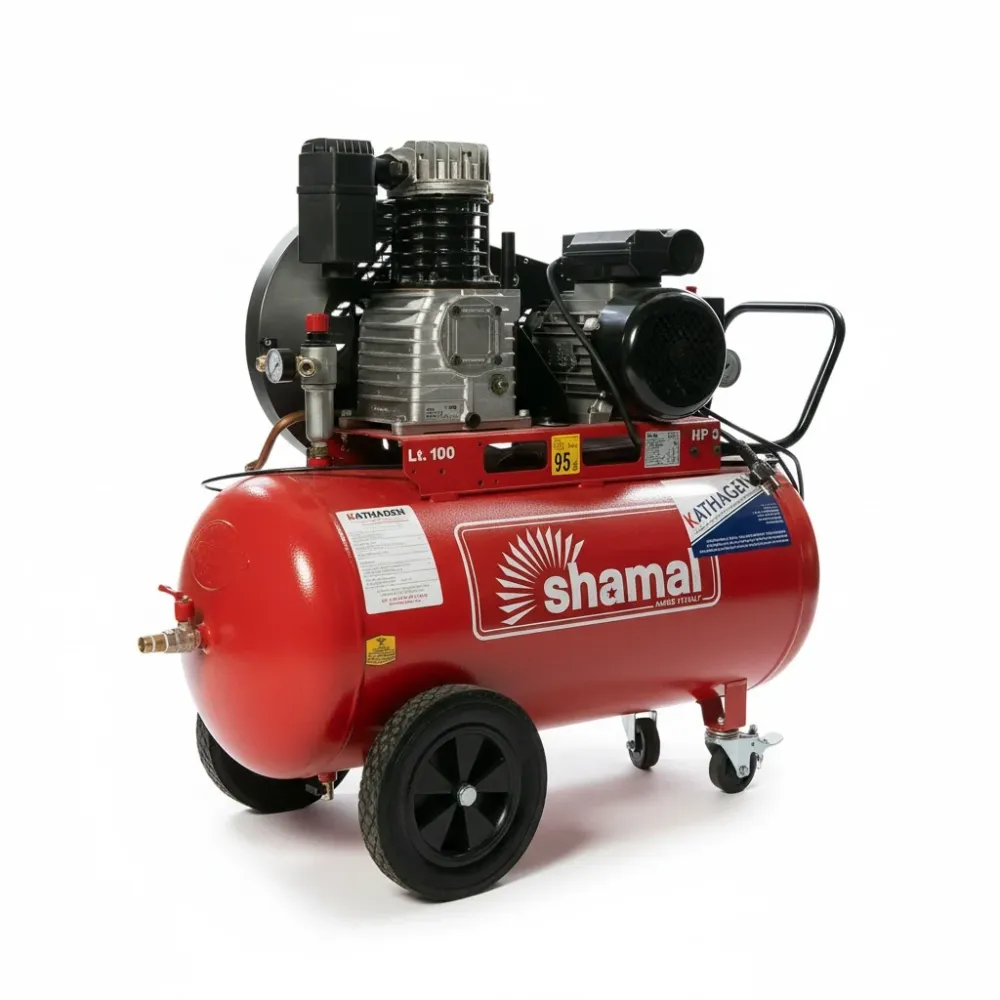 COMPRESSEUR 200L 220V SHAMAL 3CV 10 BAR dimensions compactes