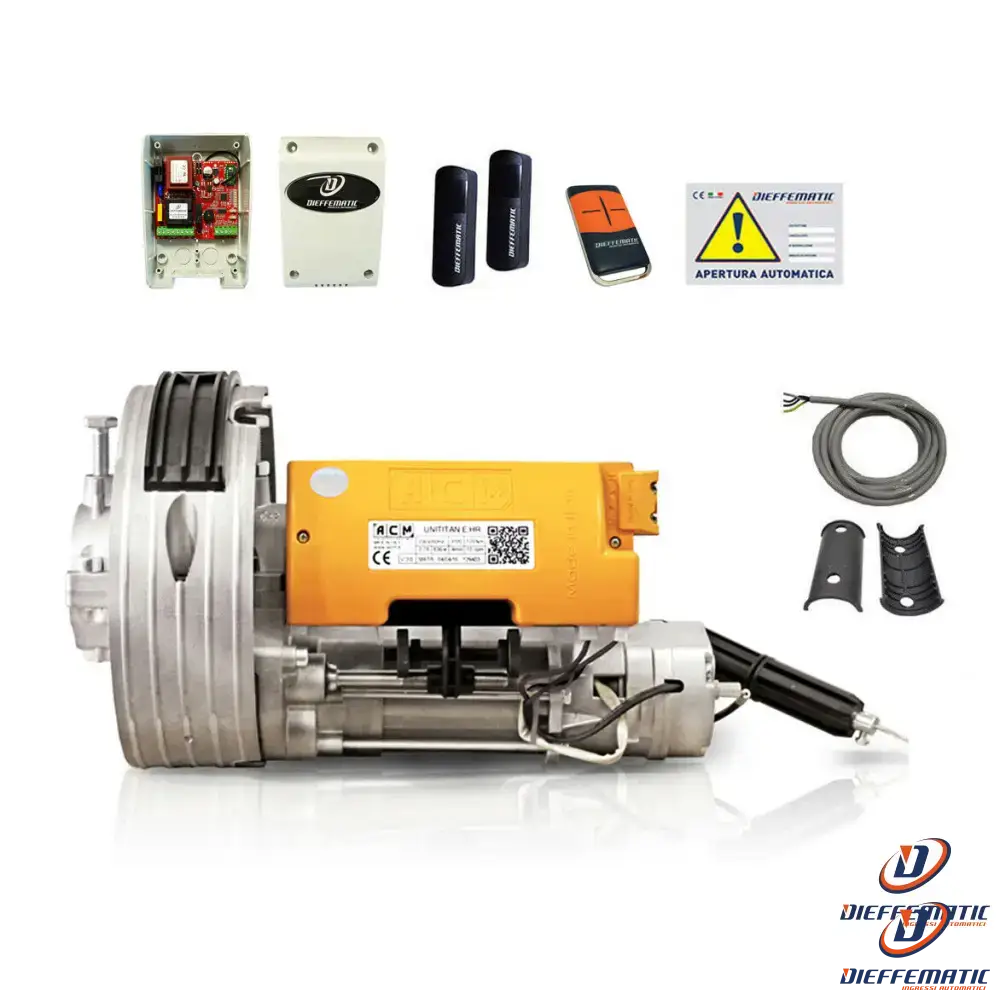 Moteur complet Kit Motore Serranda Garage Elettrofreno 170kg Compatibile Con Faac R180 Rl 200