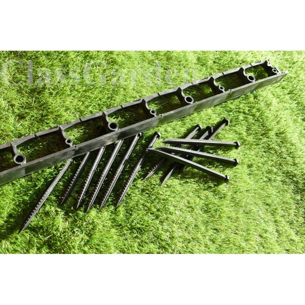 Bordure de jardin modulable avec piquets - 4 mètres