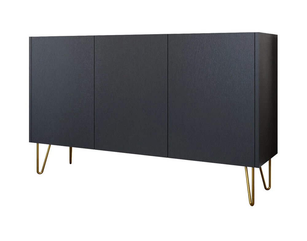 Cali - buffet bas - effet marbre - 144 cm avec carnet d'entretien