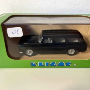 Certifié OEM Peugeot 404 break noire de 1964 (Eligor)