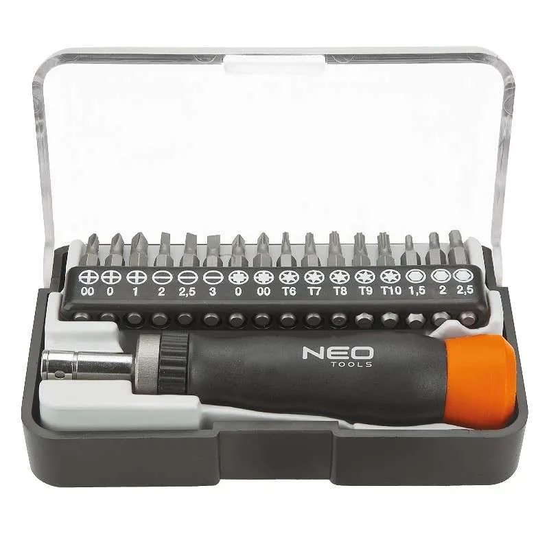 Certifié OEM Tournevis de précision + embouts NEO TOOLS 04-228