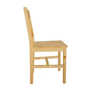 Chaises à manger lot de 4 bois de pin avec kit de protection