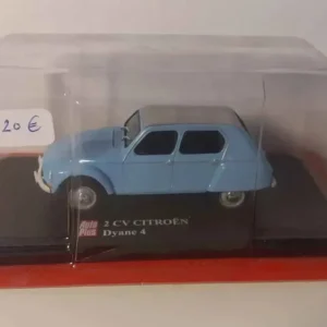 Citroën Dyane 4 bleue claire avec kit de protection