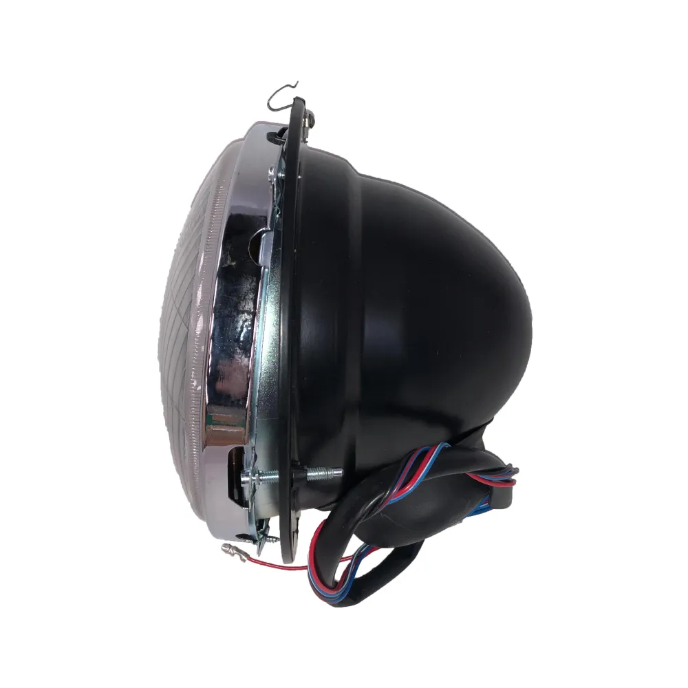 COMPLETE HEADLAMP UNIT, H4, NO PILOT, LUCAS avec carnet d'entretien