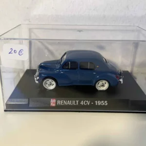 Moto cross compétition Renault 4 CV bleue de 1955 (Auto Plus)