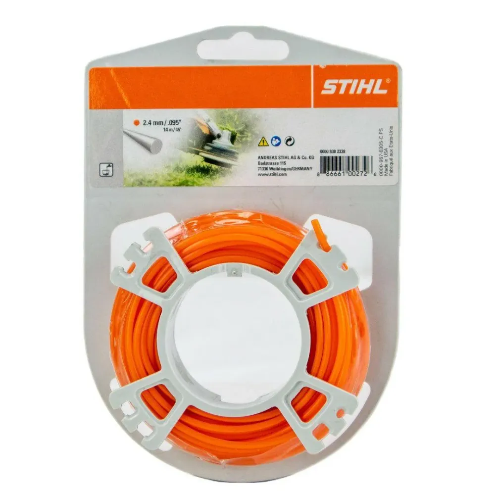 Moto custom cruiser STIHL Fil de coupe rond - 2,4 mm - 14 mètres