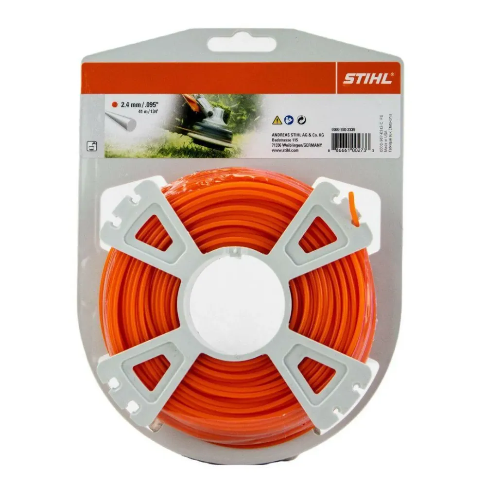 Moto custom cruiser STIHL Fil de coupe rond - 2,4 mm - 14 mètres