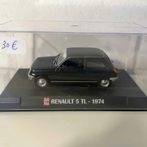 Renault 5 TL verte foncée de 1974 - Auto Plus