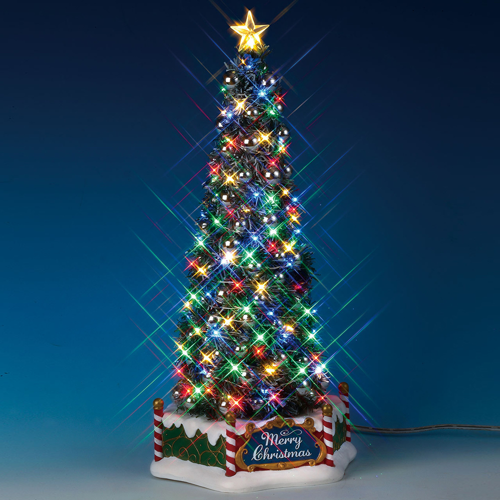 Vaste arbre de Noel lumineux 4,5 V Lemax avec ABS intégral