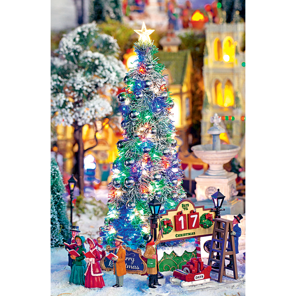 Vaste arbre de Noel lumineux 4,5 V Lemax avec ABS intégral