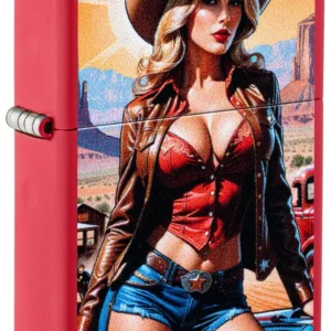 Pot d'échappement Modèle Pin-up cowgirl