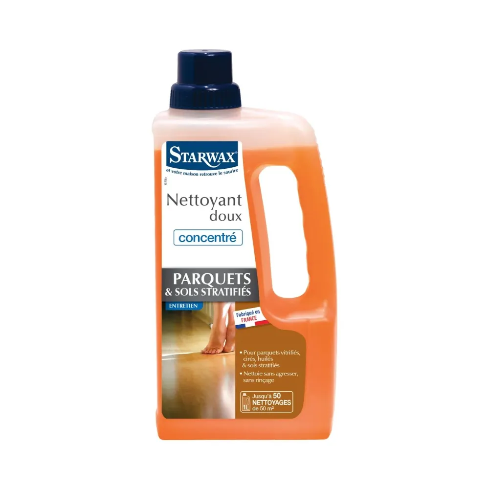 NETTOYANT MOELLEUX PARQUET STARWAX 1L