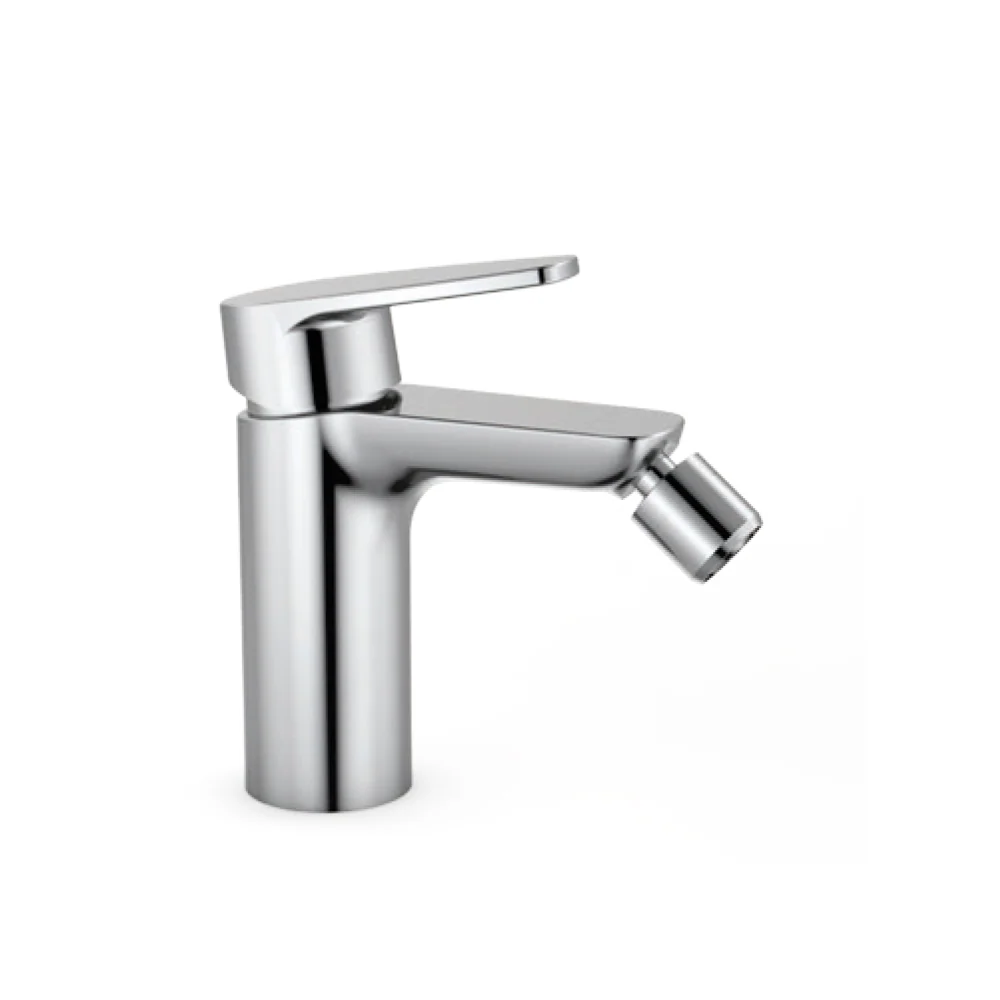 Mitigeur bidet monocommande Orion laiton chromé avec bonde de vidage avec adaptateurs multiples