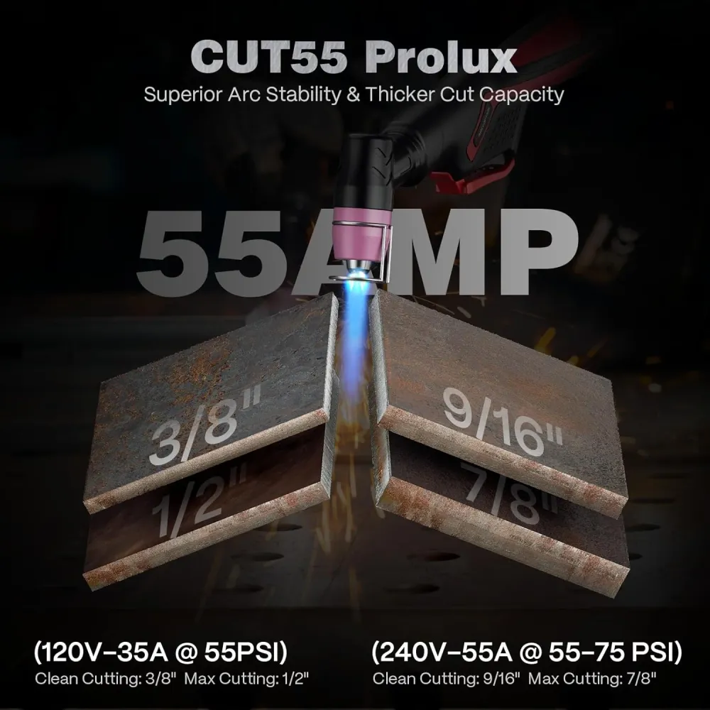 Kit Complet de Service Arccaptain CUT55 Prolux Pilot Arc Plasma Cutter Machine