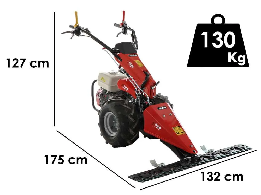 Professionnel Haute Performance motofaucheuse multifonction Ginko MGM FC-759 Honda GX390