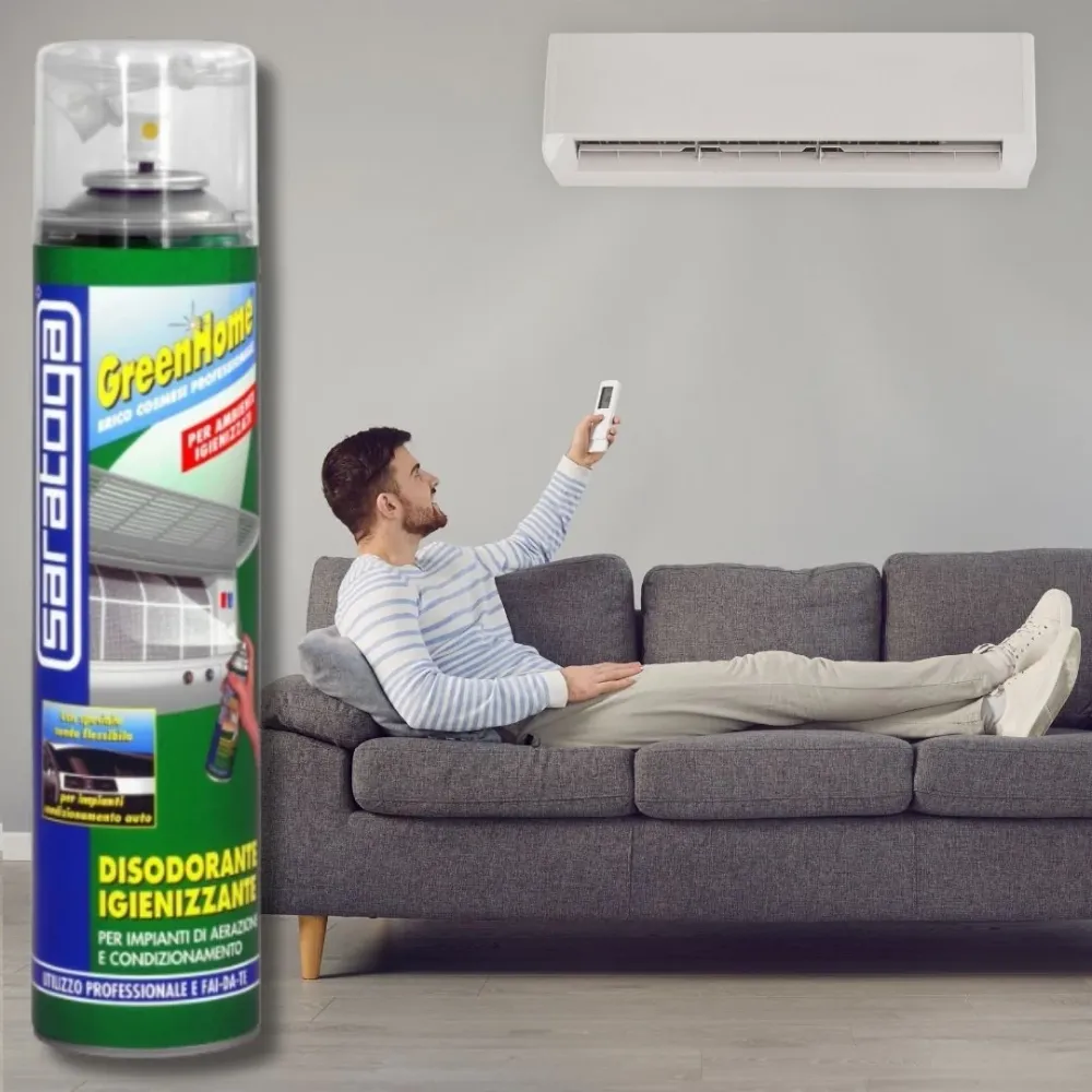 Professionnel Haute Performance Purificateur air voiture 400ml – Spray désodorisant et antibactérien climatisation SARATOGA
