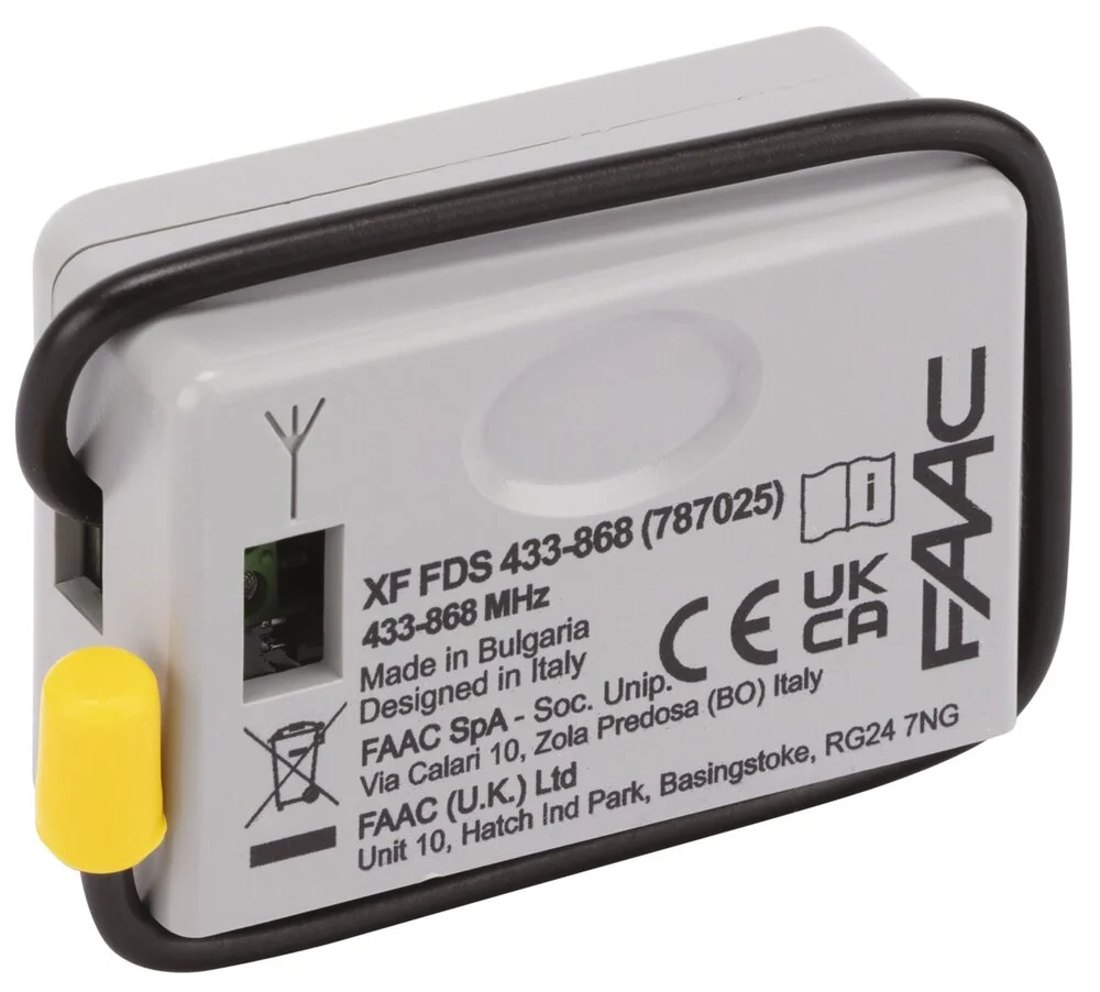 Valve de service Récepteur radio XF FDS 433-868