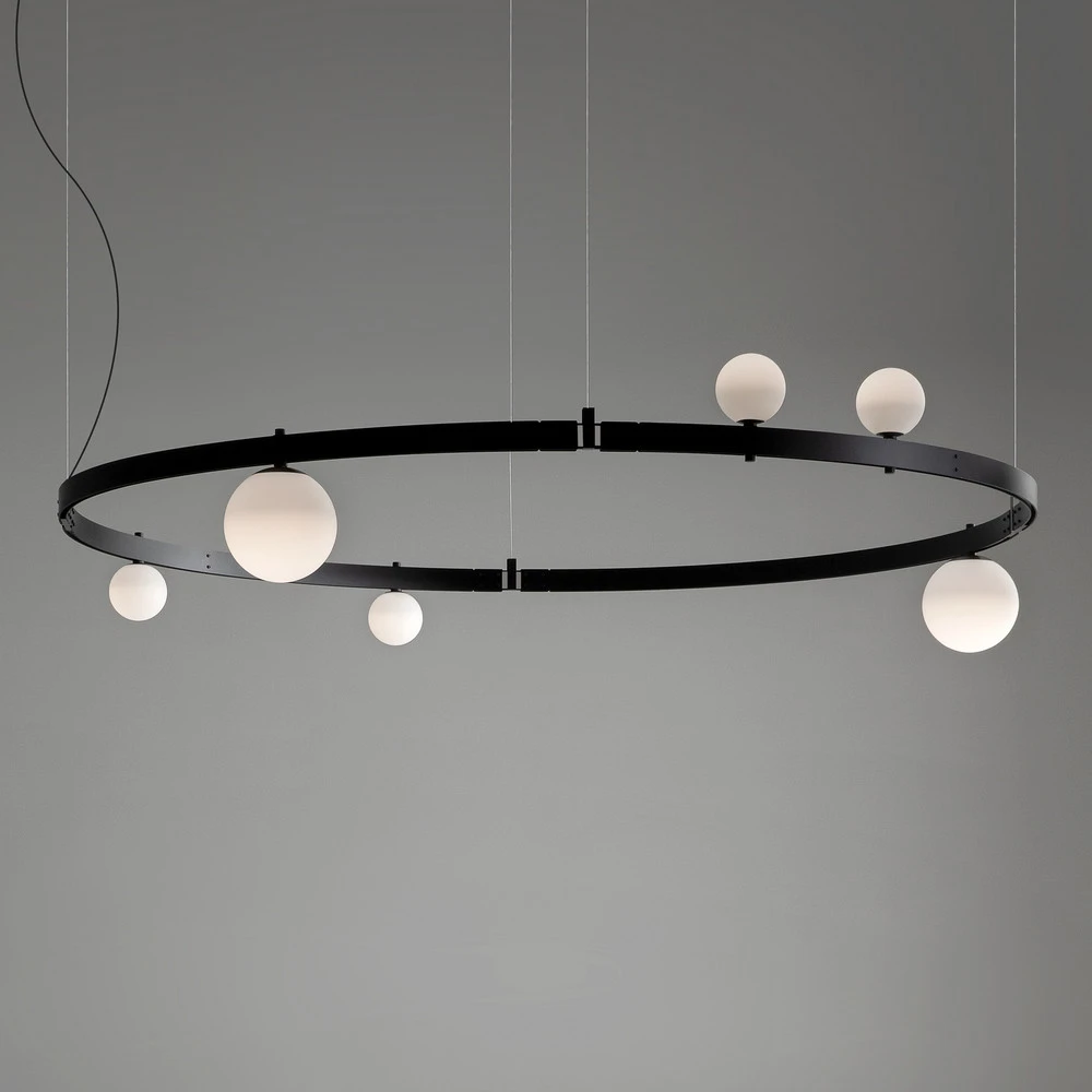 Clé de réglage Karman Stant suspension LED noire Ø 189 cm